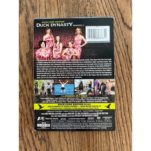 Duck Dynasty Season 3 Duck-Luxe Edition DVD Set Reality TV Show Comedy NEW - Picture 3 of 4